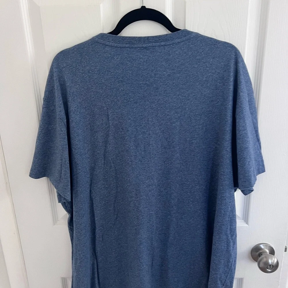 Polo Ralph Lauren Men's Blue T-Shirt Crew Neck Short Sleeve, 100% Cotton, XL